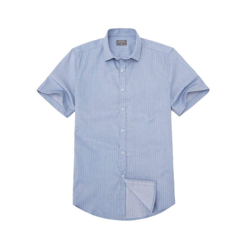 Hunter Stripes Short Sleeve Shirt - Blue