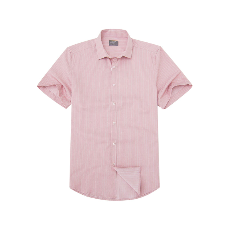 Hunter Stripes Short Sleeve Shirt - Pink