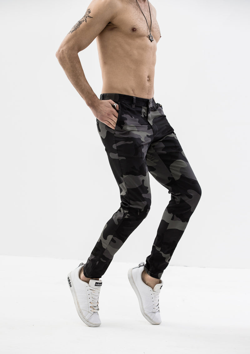 Olympian Camo Pants - Grey