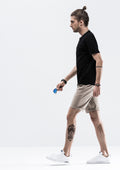 Game Over Embossed Print T-Shirt - Black