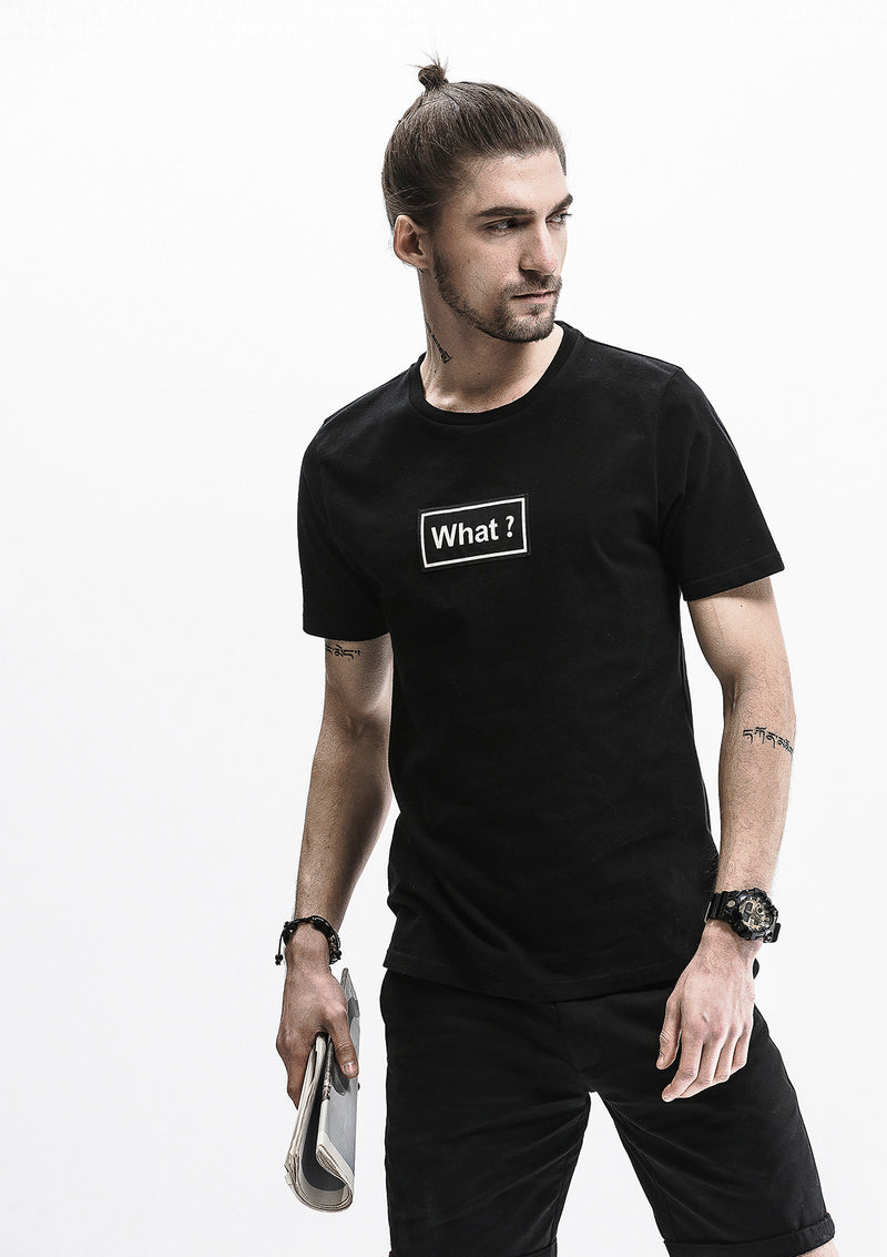 Say What? T-Shirt - Black