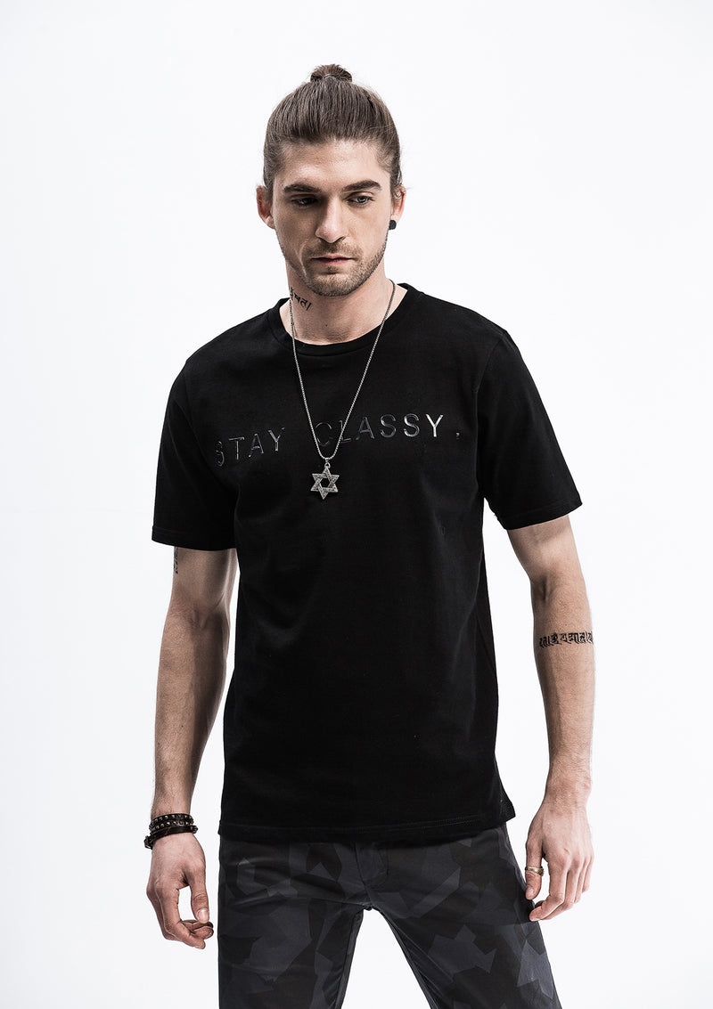 Stay Classy T-Shirt - Black