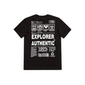 Explorer Authentic Barcode T-Shirt - Black