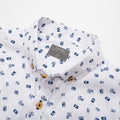 Camera Prints Short Sleeve Shirt - Yellow