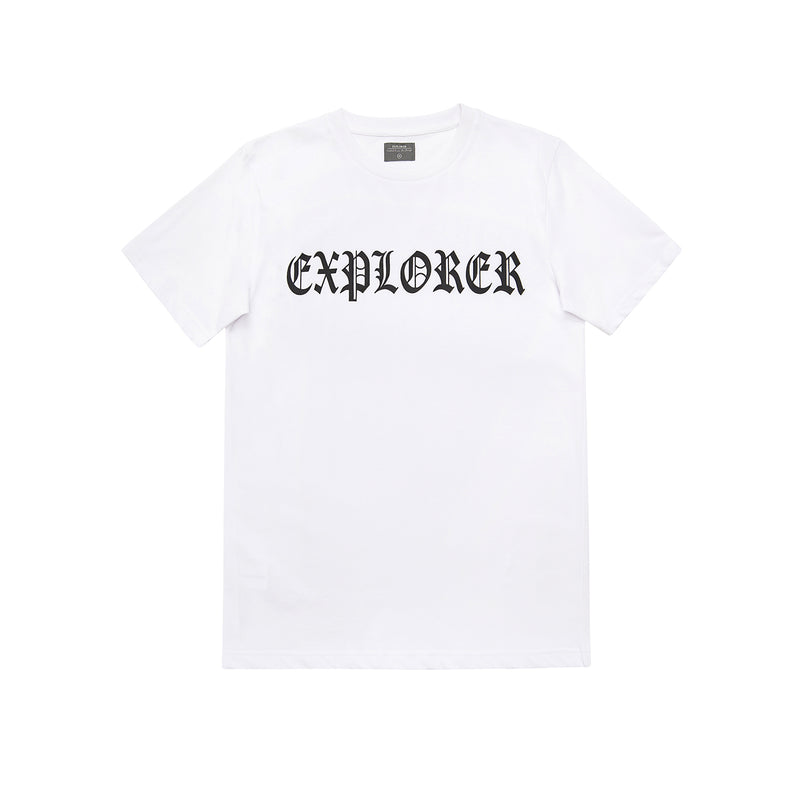 Explorer Print T-Shirt - White