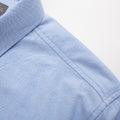 Grosgrain Trimmed Long Sleeve Shirt - Blue