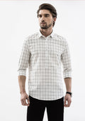 Half Button Down Linen Shirt - White