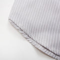 Mandarin Collar Striped Shirt - Grey