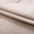 Mandarin Collar Window Pane Shirt - Beige
