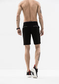 Striped Grosgrain Shorts - Black