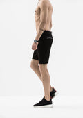 Striped Grosgrain Shorts - Black