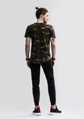 Curved T-Shirt - Army