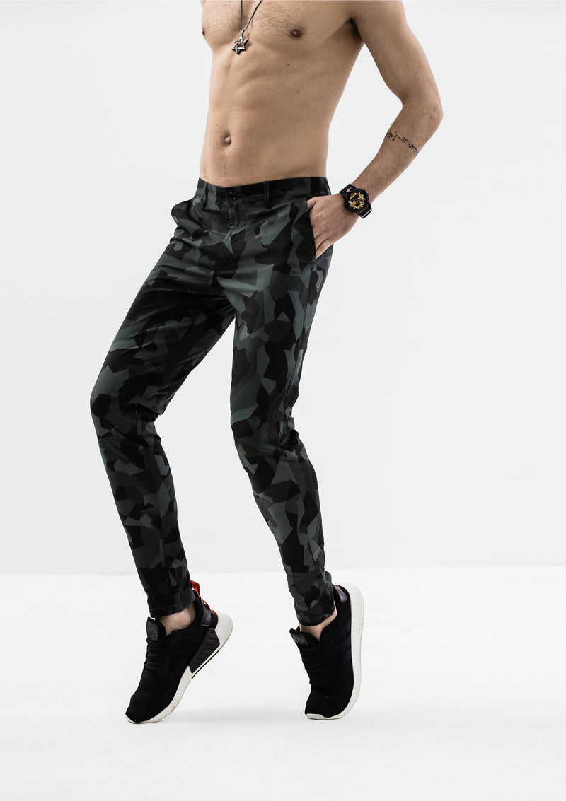 Hera Camo Pants - Green