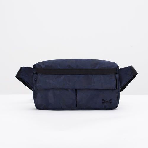 Reid Sling Crossbody Backpack - Blue Camo