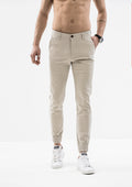 Zeus Stretched Jogger Pants - Beige