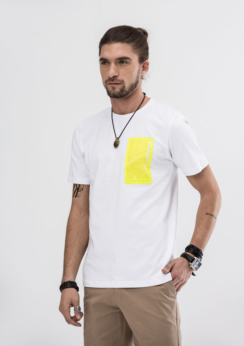 Explorer Pocket T-Shirt - White