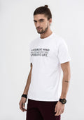 A Negative Mind Will Never Give You A Positive Life T-Shirt - White