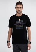 Dont Limit Your Challenges, Challenge Your Limits T-Shirt - Black