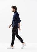 Explorer Collared Long Sleeve Shirt - Blue