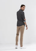 Garden Floral Long Sleeve Shirt - Black