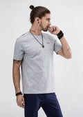 Half Camo T-Shirt - Gray