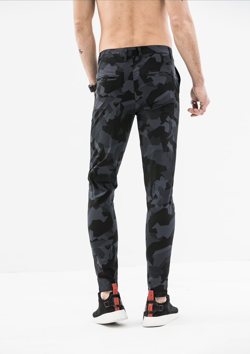 Hera Camo Pants - Grey