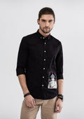 Tribal Girl Long Sleeve Shirt - Black