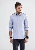 Lucas Long Sleeve Shirt - Blue