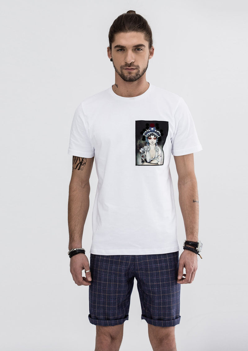 Tribal Lady T-Shirt - White